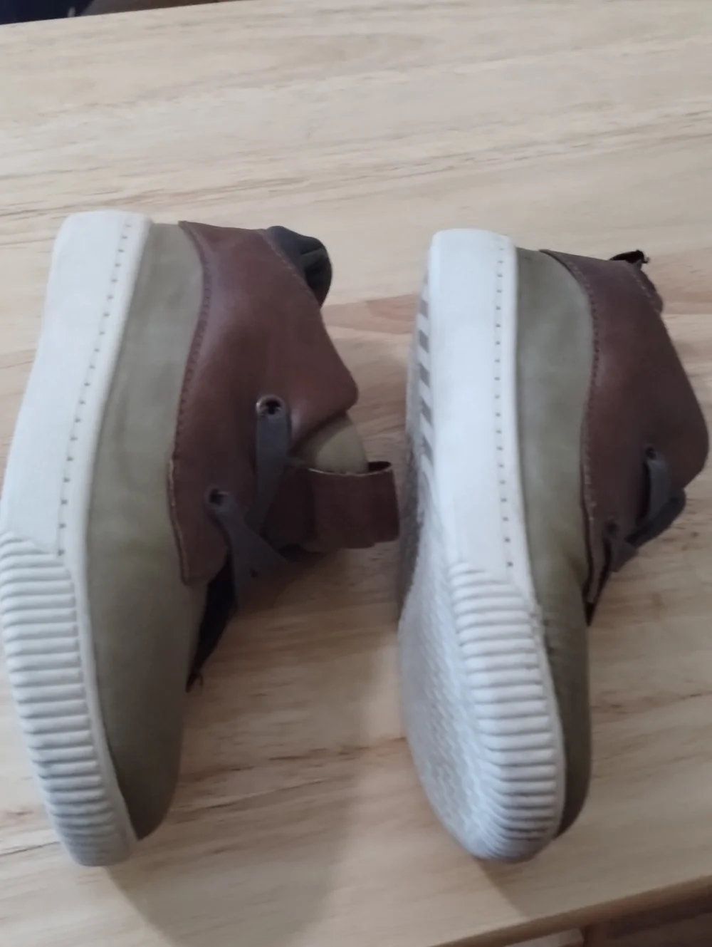 Carter's Two-Tone Brown & Olive Kids Sneakers